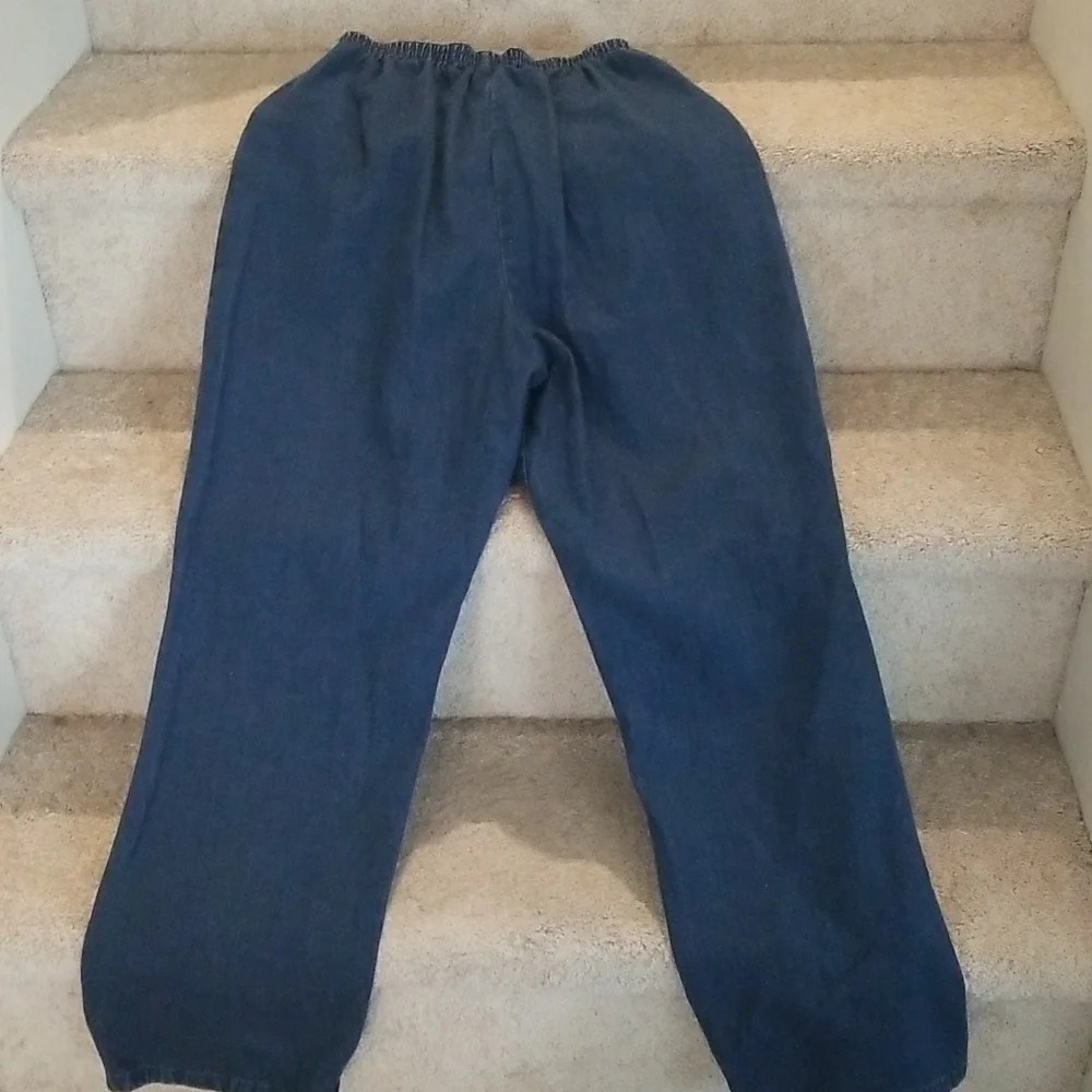 Chic Elastic Waist Jeans 8